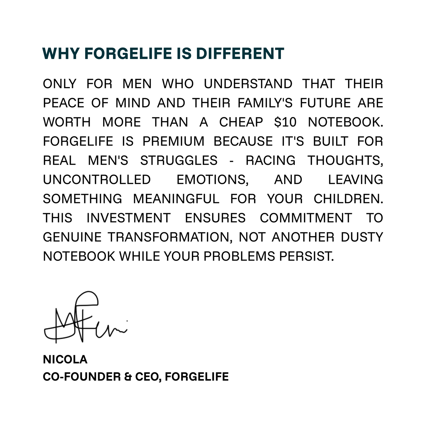 ForgeLife Journal